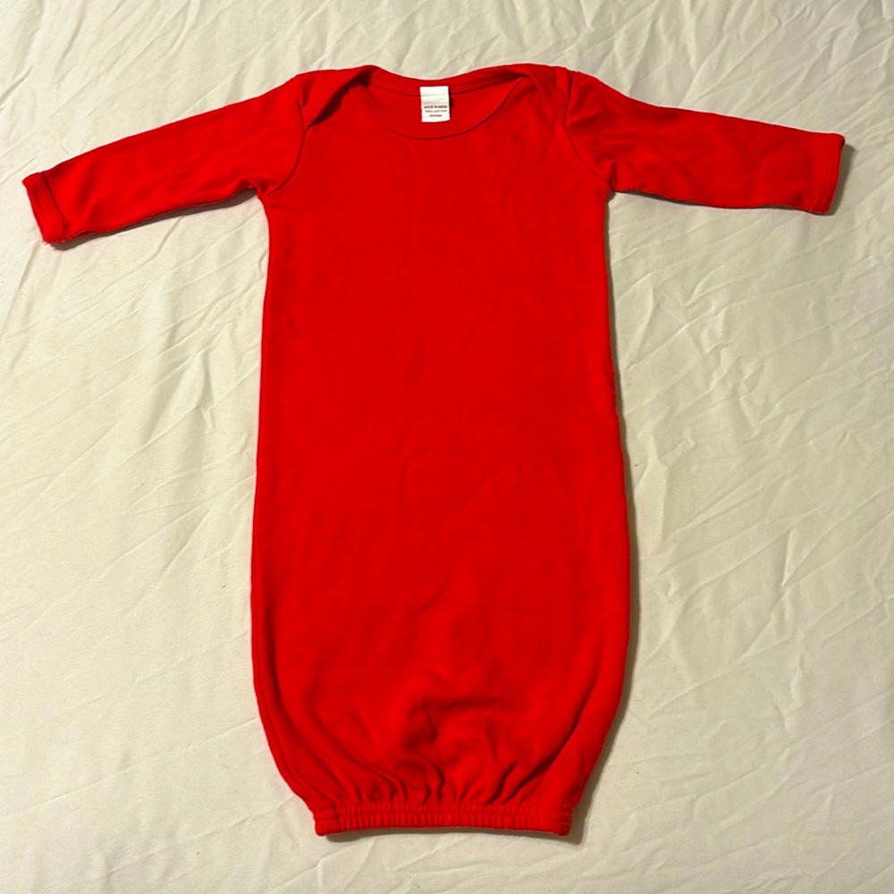 Red Sleep Gown